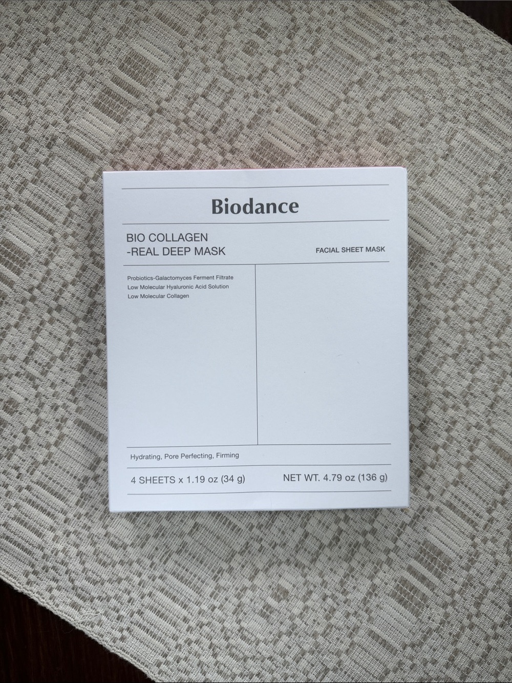 Bio Collagen Real Deep Mask – 4 Facial Sheet Masks
